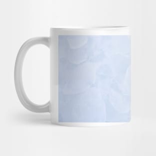 One birch tree leaf frozen on ice Mug